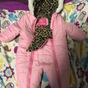 Baby Girl Snowsuit